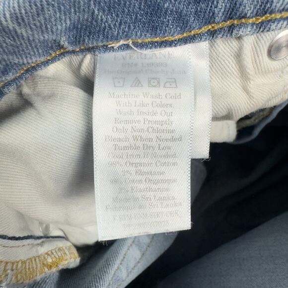 Everlane The Original‎ Cheeky Jeans Women’s 28R Organic Cotton Light Wash - Picture 9 of 13